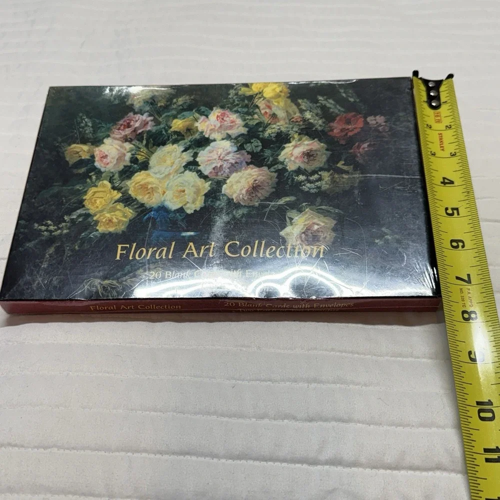 Floral Art Collection Cards and Envelopes Set of 20 Assorted Designs‎ 10 Designs